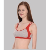 Kiran Enterprises Multicolor Cotton Non Padded Womens Sports Bra ( Pack of 3 ) - None