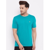 Lycos - Cotton Blend Regular Fit Blue Men's T-Shirt ( Pack of 2 ) - None