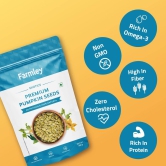 Farmley Premium Seeds Combo Pack for Eating | Total 400g  each 200g | Healthy Breakfast Diet | Sunflower Seeds 200g | Pumpkin Seeds 200g