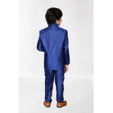 DKGF Fashion - Royal Blue Polyester Boys Suit ( Pack of 1 ) - None