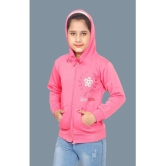 Coxxup Girls Cotton Blend Light Weight Jacket For ( Pack of 1 , Pink ) - None