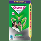 Glucon-D Instant Energy Health Drink - Regular, 200 G (Get 50 G Free), Refill