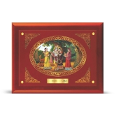 24K Gold Plated Radha Krishna Customized Photo Frame For Corporate Gifting