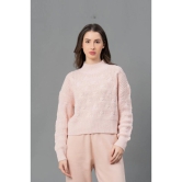 Mode By RedTape Women Peach Texture Design Sweater