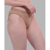 Madam Nude Cotton Lycra Solid Womens Hipster ( Pack of 1 ) - None