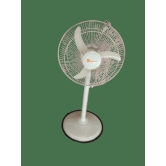 MyChetan Keywal  2400 RPM High Speed 400 MM Bullet Fan | Pedestal Fan | Farrata Fan With Adjustable Height with X-Flow Technology (Ivory)