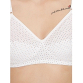 ILRASO - White Cotton Non Padded Women's T-Shirt Bra ( Pack of 1 ) - None