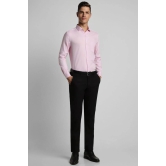 Men Pink Slim Fit Formal Full Sleeves Formal Shirt