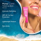 Pink Sorbet Plump+ Luscious Tinted SPF 20+ Lip Balm with Berries & Hyaluronic Acid - 10g