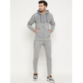 Wild West - Grey Cotton Blend Regular Fit Printed Mens Sports Tracksuit ( Pack of 1 ) - None