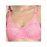 Madam Pack of 1 Net Non Padded Womens Everyday Bra ( Pink ) M01290 - None