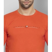 Zeffit - Cotton Blend Regular Fit Rust Mens Sports T-Shirt ( Pack of 1 ) - None