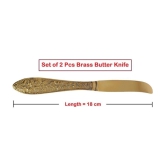 A & H ENTERPRISES - Brass Brass Table Knife ( Pack of 2 ) - Brass