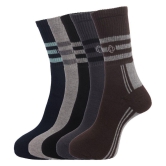 Dollar Socks Cotton Casual Full Length Socks Pack of 5 - Multi