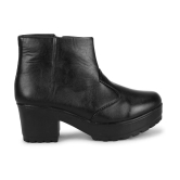 Saheb - Black Womens Ankle Length Boots - None