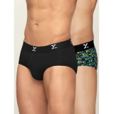 XYXX Pack of 2 Modal Mens Briefs ( Multicolor ) - None