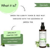 Green Tea Toner for Oily, Acne Prone Skin, Pore Tightening, Hydrate Skin