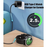 Hi-Lite Essentials Charging Cable for Garmin Watch, 2FT USB Garmin Charger & Data Transfer,for Garmin Fenix 7X 7 6X 6 6S 5 5X 5S Plus,Forerunner 935,Vivoactive 3,Approach S10 S40