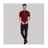 Forbro Maroon Cotton Regular Fit Mens Sports T-Shirt ( Pack of 1 ) - None