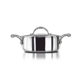 Stahl Triply Stainless Steel Cook Serve - Artisan Series (Size - 20cm/2.3L) by Mahavir Home Store