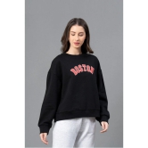 Mode By RedTape Women Black Graphic Print Sweatshirt