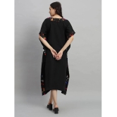 Curvydrobe Crepe Black Beach Dresses - - None