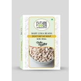 Future Foods Baby Lima Beans | Butter Beans | Good Source of Dietary Fiber & Iron | Fat-Free Source of Protein | Mild Flavour & Creamy Texture | 900g