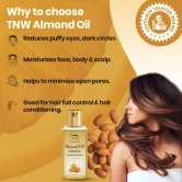 Virgin Almond Oil - Cold Pressed Oil For Skin & Hair (Pure & Natural)