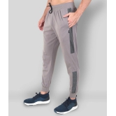 Zeffit - Light Grey Cotton Blend Mens Joggers ( Pack of 1 ) - XL