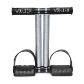 VOLTEX  Double Spring Tummy Trimmer Men and Women for Abs Workout Stomach Exercise Machine for Women and Men Exercise - Black