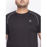 AUSTIVO - Black Polyester Regular Fit Mens Sports T-Shirt ( Pack of 1 ) - None