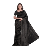 Handwoven Zari Silk Saree with Tassel - Black