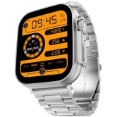 VEhop Ultra Watch with BT Calling, HD Display Silver Smart Watch