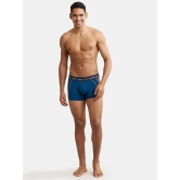 Jockey US21 Men Super Combed Cotton Elastane Stretch Solid Trunk - Poseidon - None