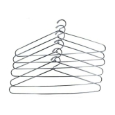 Handa Stainless Steel Standard Clothes Hangers ( Pack of 12 )