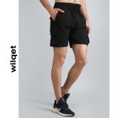 Mens Cargo Shorts-Black / M