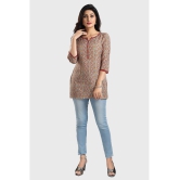 Meher Impex - Beige Rayon Womens Tunic ( Pack of 1 ) - None