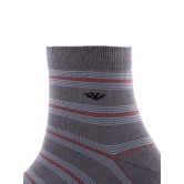 Men Pack Of 2 Striped Cotton Ankle Length Socks