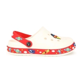 Aqualite Boys White & Red Clogs - None