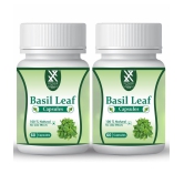 xovak pharmtech Organic Basil Leaf Capsule 100 gm Pack Of 2