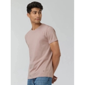 XYXX Cotton Regular Fit Solid Half Sleeves Mens T-Shirt - Peach ( Pack of 1 ) - None