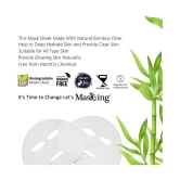 Masking Tea Tree & Matcha Tea Bamboo Face Sheet Mask 100 ml Pack of 5