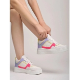 Shoetopia White Womens Sneakers - None