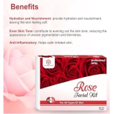 Soundarya Herbs Rose Facial Kit with Natural Rose Extracts for Radiant & Glowing Skin