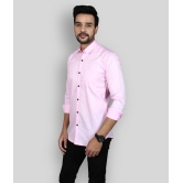 Springberry - Cotton Slim Fit Pink Men's Casual Shirt ( Pack of 1 ) - None