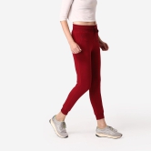 Women's Jogger/Track Pants with Drawstring - Biking Red Biking Red L