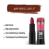 Seven Seas 3D Matte Lipstick | Long Lasting | Waterproof Matte Lipstick for Women(Claret)