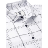 Dennis Lingo - White 100% Cotton Slim Fit Mens Casual Shirt ( Pack of 1 ) - None