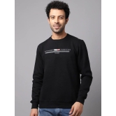 Rodamo Men Black Printed Sweatshirt