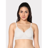 IN CARE LINGERIE - White Cotton Non Padded Women's T-Shirt Bra ( Pack of 1 ) - None